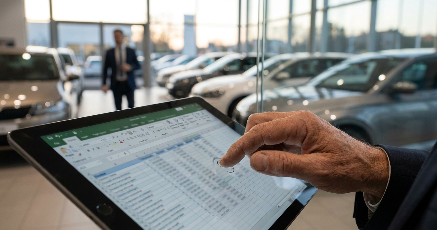 Editorial illustration for: ROI Calculator for Stock Management Automation: Measuring Dealership Returns